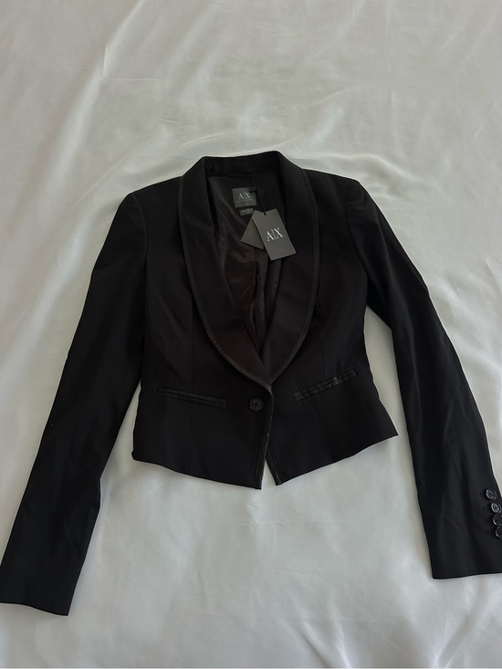 A/X Armani Exchange Jackets & Blazers - A/X Armani Exchange Black Cropped Blazer New With Tags